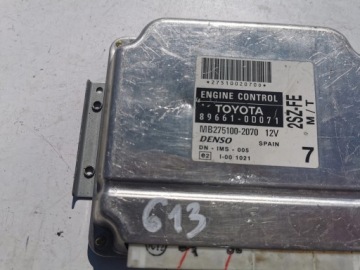 89661-0D071, MB275100-2070, TOYOTA YARIS 1.3B 89661-0D071 MB275100-2070 KOMPUT | thumb 2