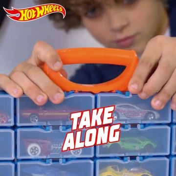 HOT WHEELS ЧЕМОДАН ПОЛКА ДЛЯ ГАРАЖА 8 МОДУЛЕЙ