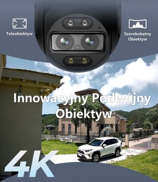 Камера Reolink TrackMix Series W760, вращающаяся, цвет ночью, WiFI+, КАРТА 128 ГБ