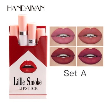 4 Lana del rey Matte Cigarette Lipstick Set Tube