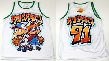 Футболка мужская молодежная, без рукавов, бретели, Nickelodeon, Rugrats, размер L
