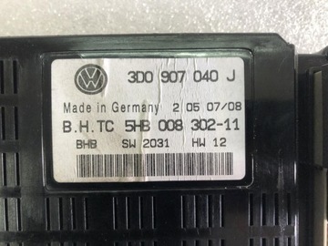 MODUL KLIMATIZACE 3D0907040J VW PHAETON