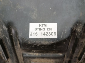 KTM STING 125 СИДЕНЬЕ СКАМЕЙКА