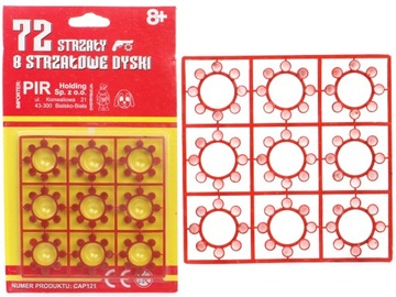 KAPISZONY SPŁONKA NABOJE DO PISTOLETU 72/8 72 szt