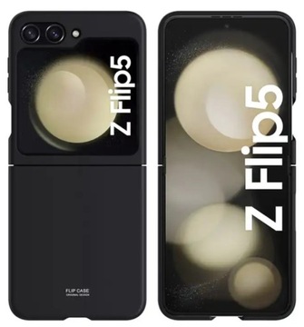 CZARNE ETUI CASE CZARNY do SAMSUNG GALAXY Z FLIP 5