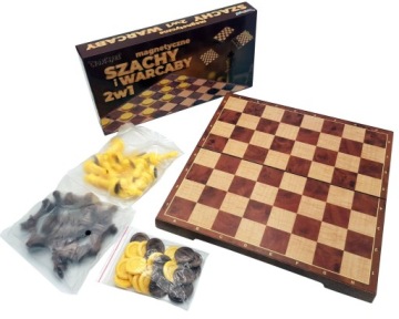 Шахматные шашки MAGNETIC Игровой набор 2в1 GAME PL