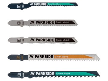 PARKSIDE Zestaw 5x brzeszczot do wyrzynarki uniwer