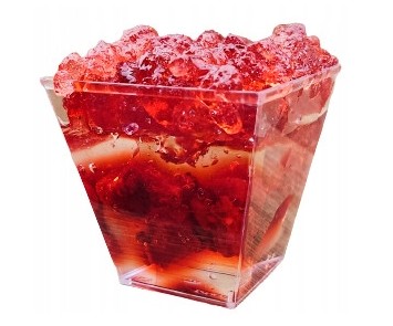 Pucharki Kwadratowe do deserów 50 szt 120 ml