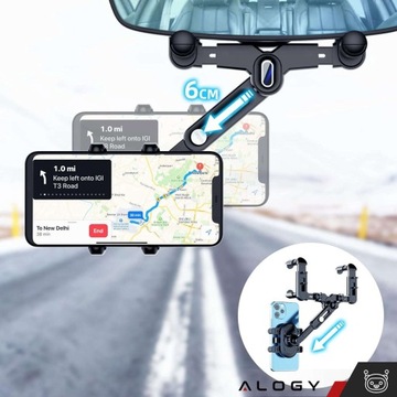 Автомобильный держатель для телефона для зеркала ВРАЩАЮЩИЙСЯ автомобильный держатель для телефона