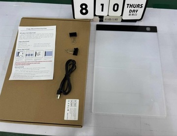 ДОСКА ДЛЯ ЧЕРТЕЖЕЙ ДОСКА СО СВЕТОДИОДНОЙ ПОДСВЕТКОЙ А4 3,5Вт