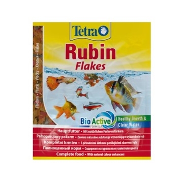 TETRA RUBIN 12g POKARM W PŁATKACH WYBARWIAJĄCY