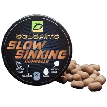 Przynęta Kulki Wafters Dumbells Solbaits Slow Sinking 8 mm 50 ml