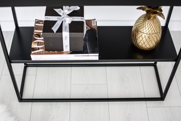 ХИТ Металлическая консоль, цветочный горшок лофт с полкой