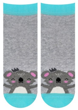 WZORZYSTE SKARPETKI DZIECIĘCE W MISIE KOALA 20/24