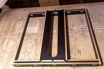 Направляющая для строгального станка по дереву 100х100см.