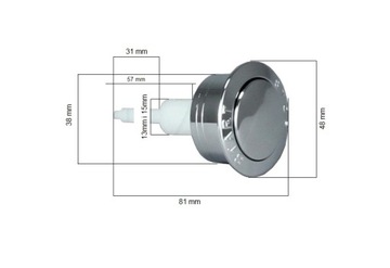 КНОПКА ПУСК/СТОП ПРОМЫВАНИЯ ХРОМ.