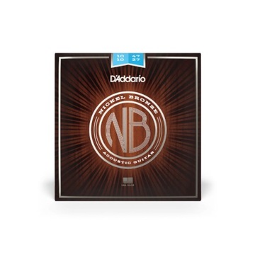 Struny do gitary akustycznej 12 strunowej D'Addario NB1047-12 Nickel Bronze