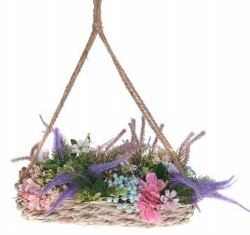 WIANEK DEKORACJA NA DRZWI ŚCIANĘ KWIATY SZTUCZNE