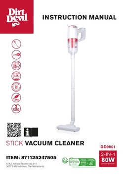 Вертикальный пылесос Dirt Devil DD9001 2в1