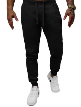 ЧЕРНЫЕ МУЖСКИЕ СПОРТИВНЫЕ БРЮКИ – КОМФОРТ И СТИЛЬ Размер XL