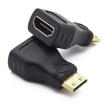 ADAPTER HDMI - MINI PRZEJŚCIÓWKA WTYK 4K FULL HD
