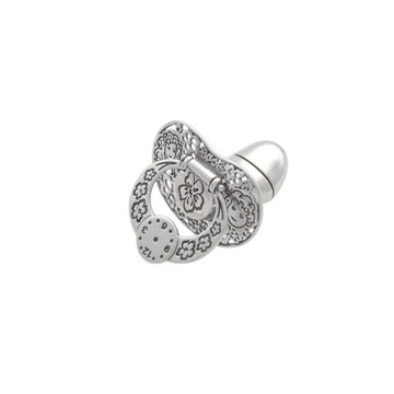 Smoczek otwierany na ząbek srebro