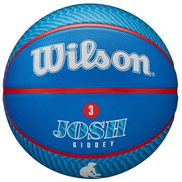 Wilson piłka do koszykówki NBA niebieska WZ4020101 7