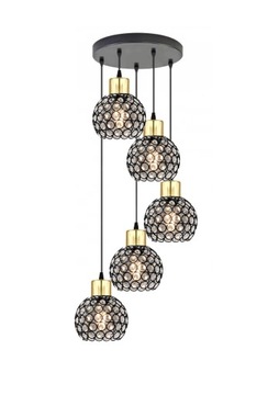 LAMPA SUFITOWA ŻYRANDOL GOLD NAPOLI 1-800PLED