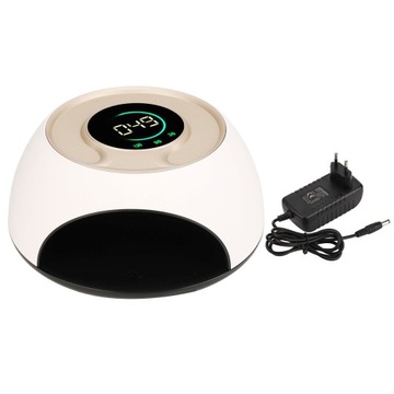 УФ-лампа для ногтей мощностью 120 Вт с 3 настройками.