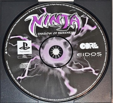 Ninja: Shadow of Darkness PSX SAMA PŁYTA CZYTAJ OPIS !!!