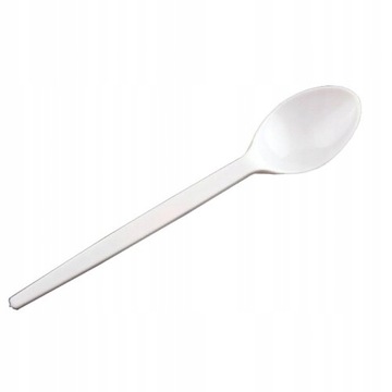 Ложки белые пластиковые – 100 шт.