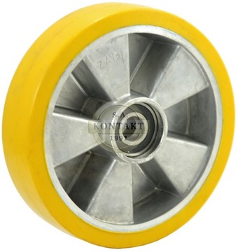 KOŁO DO PALECIAKA 200mm, aluminium-poliuretan