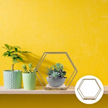 ОПОРЫ ДЛЯ ПОЛКИ ШЕСТИГРАННАЯ НАСТЕННАЯ ПОЛКА С ГЕОМЕТРИЧЕСКОЙ ГЕОМЕТРИЧЕСКОЙ ПОЛКОЙ -