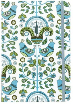Blue Birds diary notatnik gumka Pauper pamiętnik