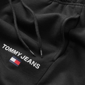 TOMMY HILFIGER SPODNIE MĘSKIE DRESOWE ENTRY GRAPHIC JOGGER CZARNE r.M