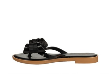 Japonki damskie MELISSA FLIP FLOP SLIM V AD M 35748 AU002 BLACK - 39, Czarn