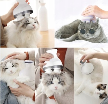 МАССАЖЕР ГОЛОВЫ ДЛЯ КОШКИ, ЭЛЕКТРИЧЕСКИЙ, USB-ИГРУШКА ДЛЯ КОШКИ