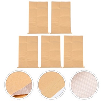 Коричневый бумажный пакет из листьев Контейнер