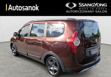Dacia Lodgy Minivan Facelifting 1.6 SCe 102KM 2017 Dacia Lodgy Dacia Lodgy STP Salon Polska 1-Wl Serwis A.S.O LPG 7-Osob, zdjęcie 6