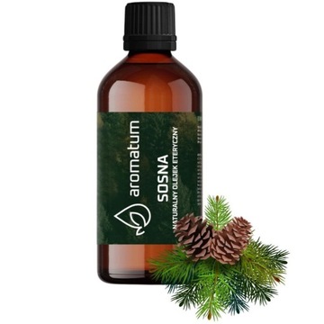 AROMATUM Naturalny Olejek Eteryczny SOSNA sosnowy XL 100ml
