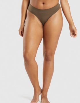 GYMSHARK MAJTKI DAMSKIE BRĄŻOWE STRINGI XL P7A