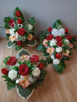 Украшение кладбища GRAVE композиция WIKLIN HEART