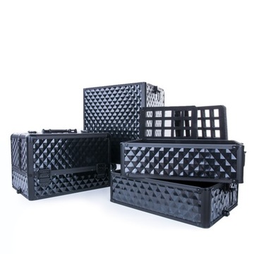 Косметичка SIlcare XXXL Чемодан 4в1 на поворотных колесах Diamond