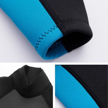 de-Kids Wetsuits Jumpsuit 3mm Neoprene Boys Girls Swimwear Quick Blue XS