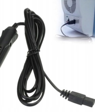 КАБЕЛЬ ПИТАНИЯ ДЛЯ ПОРТАТИВНОГО АВТОМОБИЛЬНОГО ХОЛОДИЛЬНИКА 2М 12/24В