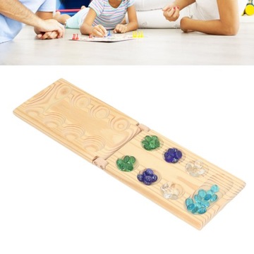 Складная африканская каменная игра Деревянная интеллектуальная логика