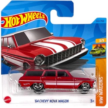Hot Wheels '64 Chevy Nova Wagon HW Wagons 3/5 1:64