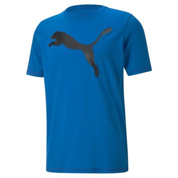 PUMA MĘSKA KOSZULKA T-SHIRT ACTIVEBIG LOGO TEE NIEBIESKA r.M