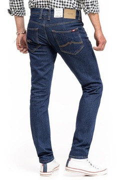 Męskie spodnie jeansowe dopasowane Mustang OREGON TAPERED W35 L36