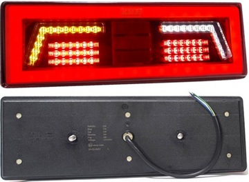 LAMPY NA TYŁ ZESPOLONE LED NEON PRZYCZEPA ZESTAW